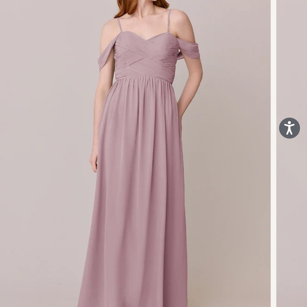 Revelry Mauve Off-Shoulder Dress
